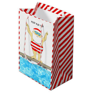 Mediana Bolsa de regalo media para Navidades de natación