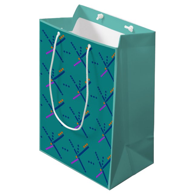 Mediana Bolsa de regalo media para Portland Oregon (Angulo Anverso)