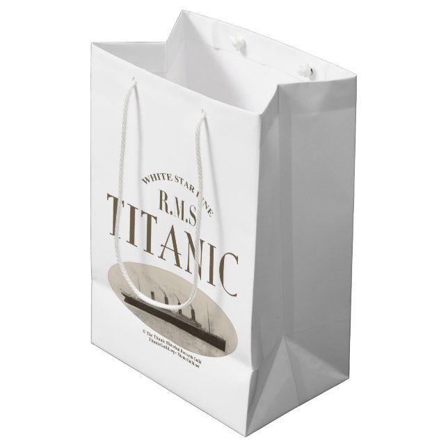 Mediana Bolsa de regalo media Sepia Titanic Ghost Ship Sep (Angulo Anverso)