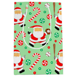 Mediana Bolsa de Regalo Mediano para Navidades de Béisbol