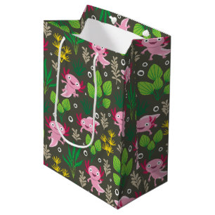 Mediana Bolsa de regalo medio Axolotl