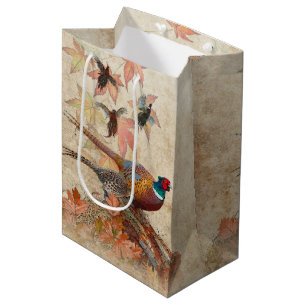 Mediana Bolsa de regalo medio de faisán