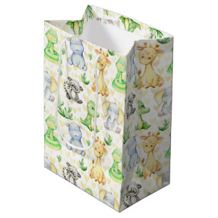 Mediana Bolsa de regalo para animales de Safari lindo