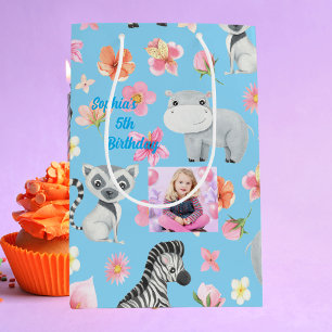 Mediana Bolsa de regalo para bebés y niños Cumpleaños trop