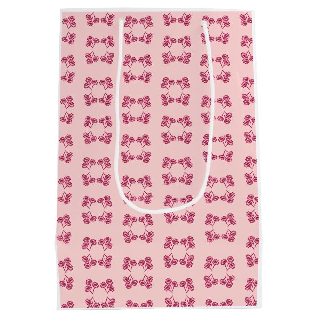 Mediana Bolsa de regalo para Bouquet (Reverso)