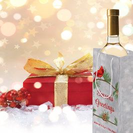 Mediana Bolsa de regalo para cardenales y pollos de invier