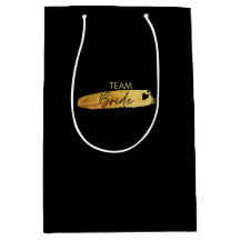 Bolsa de regalo para despedida de soltera negra y