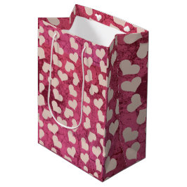 Mediana Bolsa de regalo para el diseño de Heart Crack