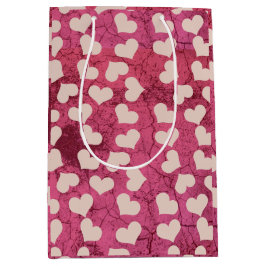 Mediana Bolsa de regalo para el diseño de Heart Crack