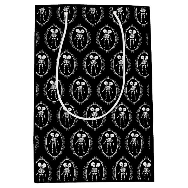 Mediana Bolsa de regalo para el esqueleto de los gemelos s (Anverso)