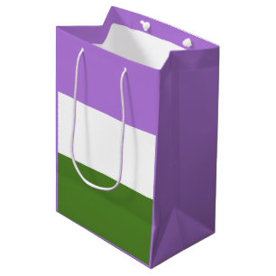Mediana Bolsa de regalo para el medio de la bandera del or