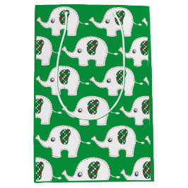 Mediana Bolsa de regalo para elefantes blancos