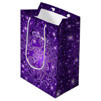 Mediana Bolsa de regalo para gafas celestes y moradas