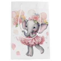 Bolsa de regalo para la niña elefante
