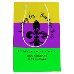 Mediana Bolsa de regalo para la soltera Mardi Gras