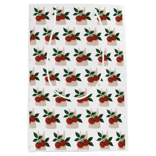 Mediana Bolsa de regalo para los amantes de la comida (Anverso)