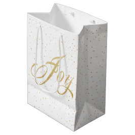Mediana Bolsa de regalo para los Navidades de la alegría d