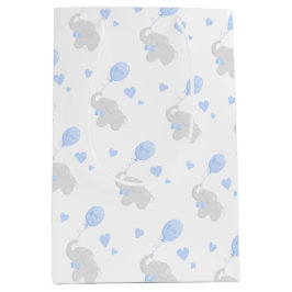 Mediana Bolsa de regalo para niños elefante Baby Shower