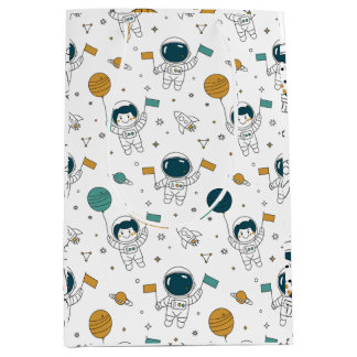 Mediana Bolsa de regalo para niños - Fiesta Espacial