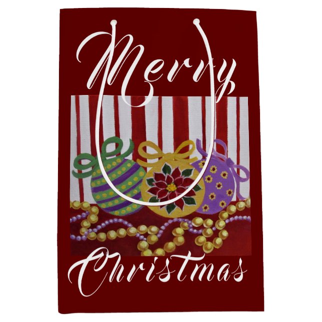 Mediana Bolsa de regalo para Personalizados de baloncesto  (Anverso)