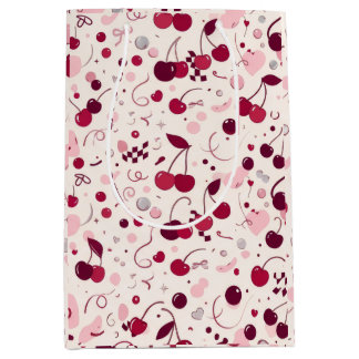 Mediana Bolsa de regalo perfecta rosa Cherry Y2K | Lindo E