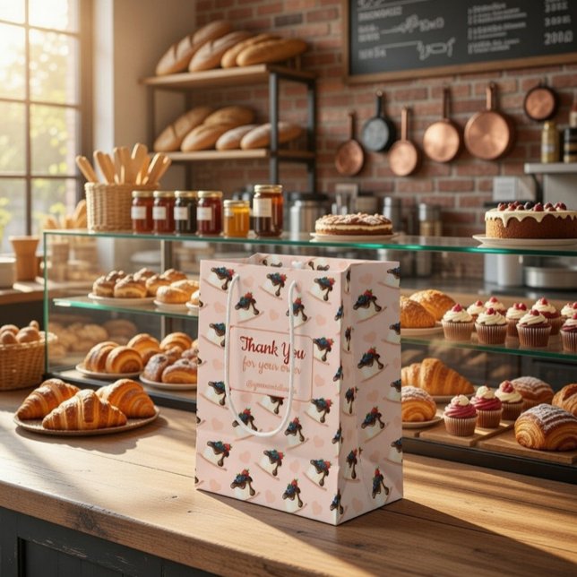 Mediana Bolsa de regalo personalizada de negocios para pos (Subido por el creador)