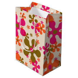 Mediana Bolsa de regalo retro y mod 60 s 70