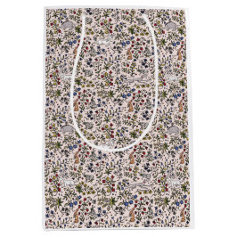 Mediana Bolsa de regalo rosa de los animales medievales