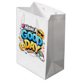 Mediana Bolsa de regalo «Ten un buen día» – Cita positiva