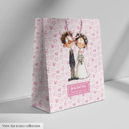 Mediana Bride Groom Personalizado Regalo Bolsa de agua Fun