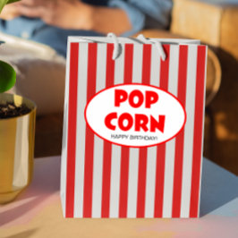Mediana Caja de palomitas Tema de película Bolsa de regalo