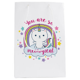 Mediana Caticorn | Bolsa de regalo | Bolsa de Goodie | Bla