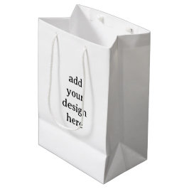 Mediana Crea tu propia bolsa de regalo simple personalizad