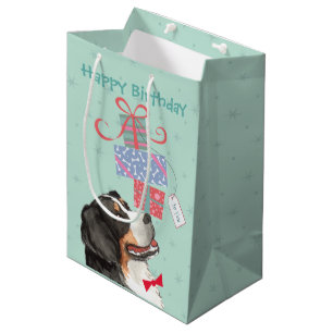 Mediana Cumpleaños presenta bolsa de regalo Berner Medium