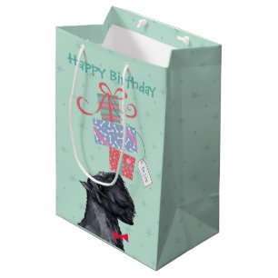 Mediana Cumpleaños presenta la bolsa de regalo Bouvier des