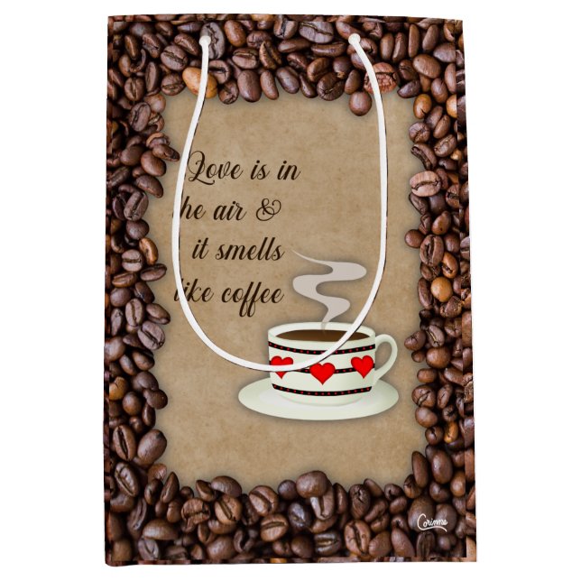 Mediana El amor está en el aire - Bolsa de regalo media (Anverso)