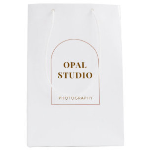 Mediana Elegante Bolsa de Regalo de Papel de Negocios Mini