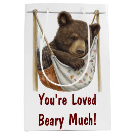 Mediana Eres querida Beary Mucha bolsa de regalo