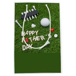 Mediana Golf Feliz Día del Padre para la bolsa de regalo d