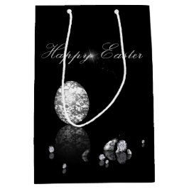 Mediana Huevo de Pascua Brillante - Bolsa de regalo media