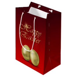 Mediana Huevos dorados de Pascua - Bolsa de regalo media