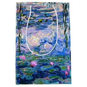 Mediana Los lirios de agua de Monet, 1919, bolsa de regalo