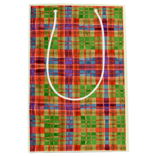 Mediana MAC RAE TARTAN Bolsa de regalo media