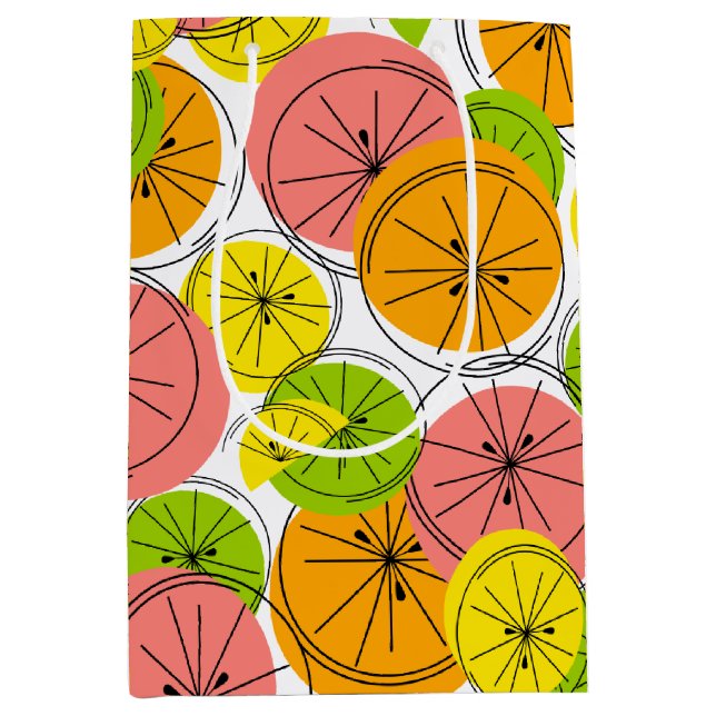 Mediana Medio de bolsa de regalo de cítricos (Anverso)