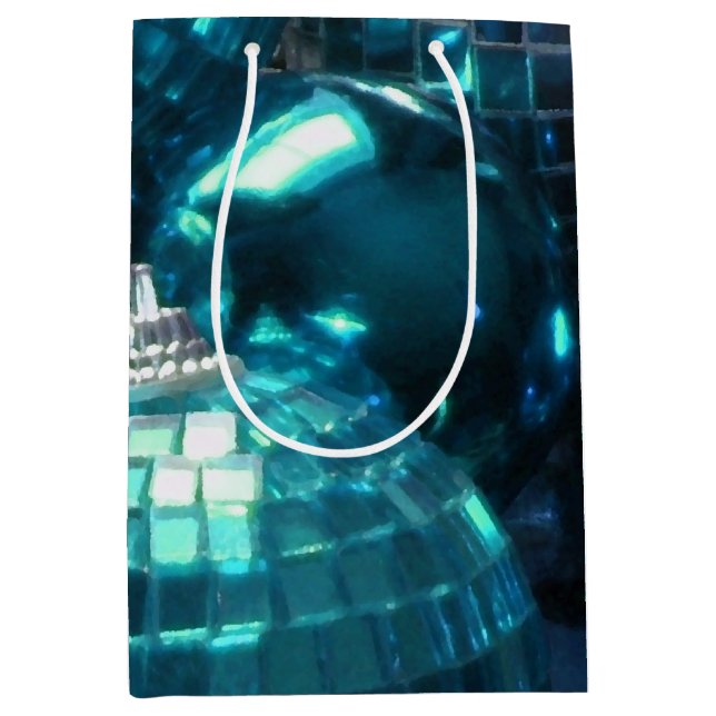 Mediana Medio de la bolsa de regalo Blue Baubles (Anverso)