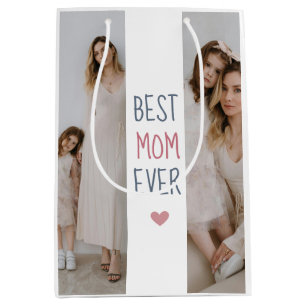 Mediana Mejor Mamá de la Historia - Bolsa de regalo de tex