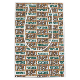 Mediana Nacido en 1954 con una bolsa de regalo