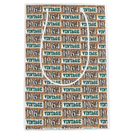 Mediana Nacido en 1964 con una bolsa de regalo