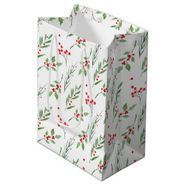 Mediana Navidades Modelo mixto Botánico Bolsa de regalo me