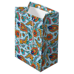 Mediana Patrón De Paisley Vintage En La Bolsa De Regalo Gr